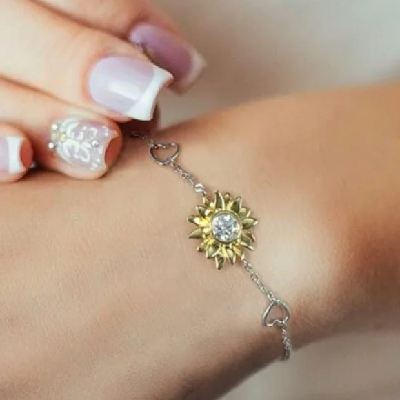 14k Yellow Gold & 925 Sterling Silver Diamond Moissanite Sunflower Bolo … - Picture 1 of 9